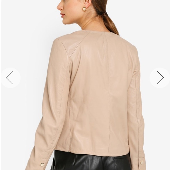 Mango 💯 sheep leather jacket - Picture 4 of 10